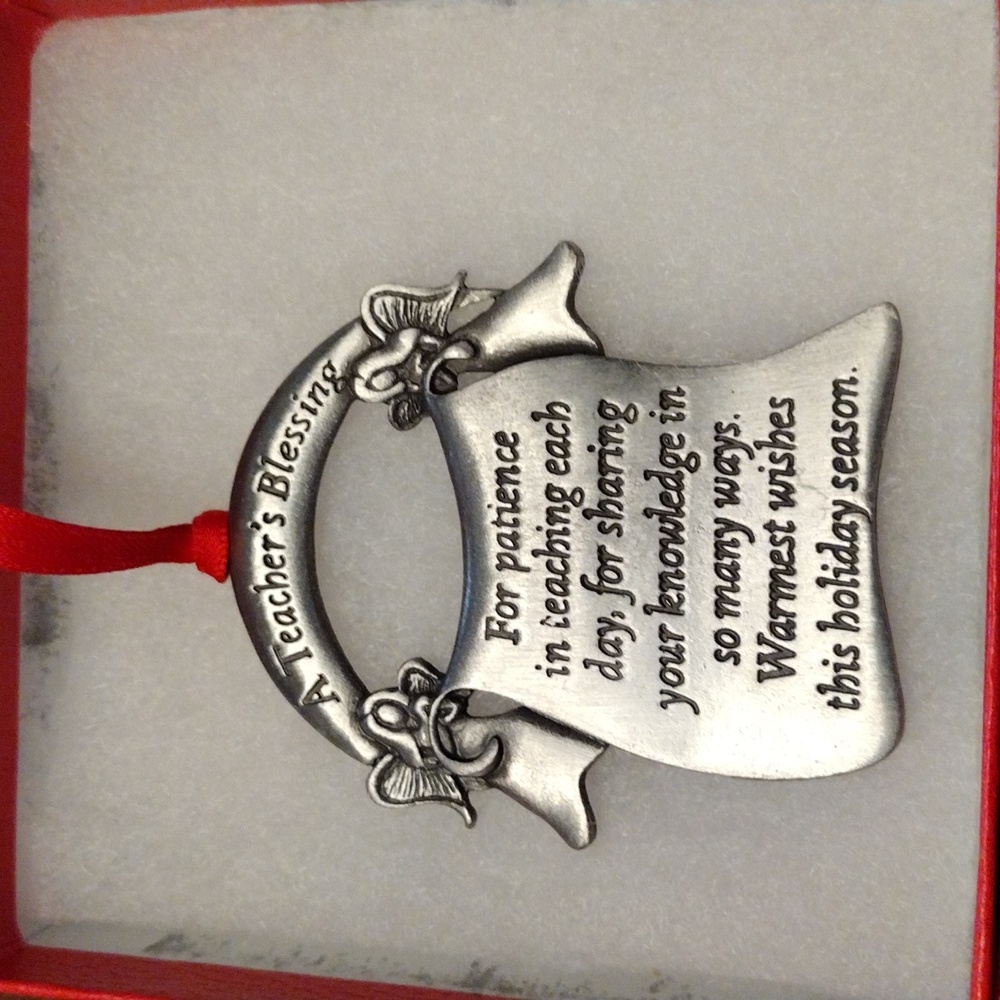 Camco Holiday ornament Teachers Blessing.